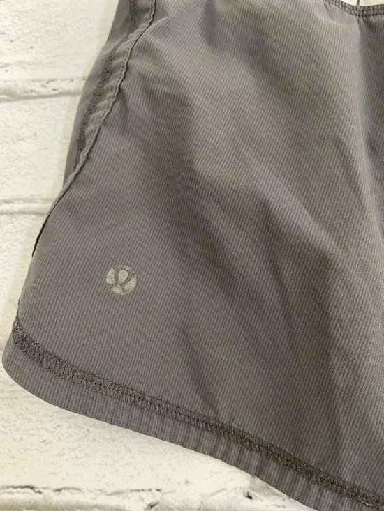 Lululemon Groovy Run Short Soot Light / Slalom Stripe Angel Wing / Hyper Size 6 - Picture 3 of 6